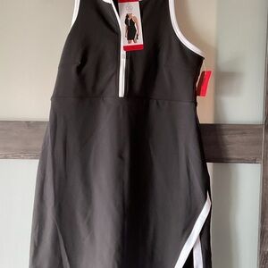 NWT- Cute Scuba dress with shorts underneath